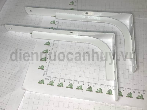 Giá treo tường trắng sơn tĩnh điện dài 25cm