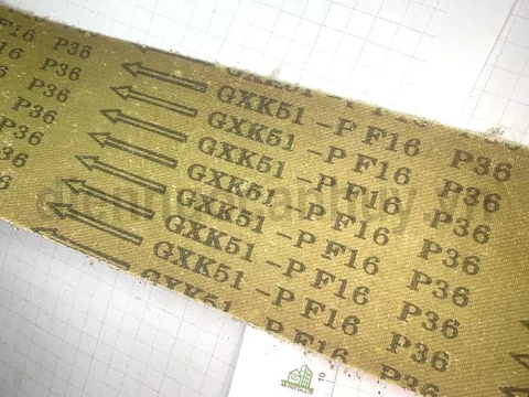 Giấy ráp cuộn vải cứng chà gỗ 36 (GXK51-P F16 P36)