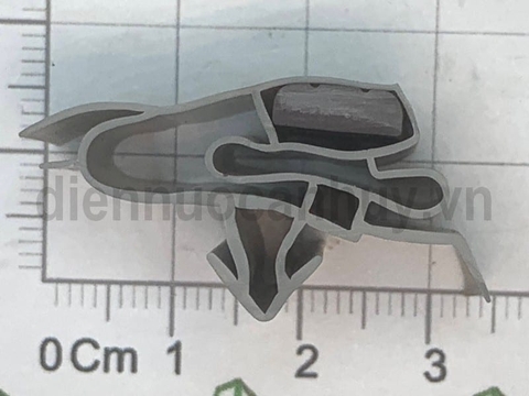 Gioăng tủ lạnh cài rãnh 6mm có nam châm dài 1.8 m