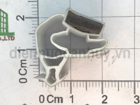 Gioăng tủ lạnh có nam châm kiểu cài rãnh nhỏ 4mm dài 1.8 m