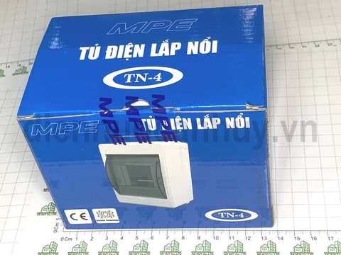 Hộp át nổi MPE có nắp che chứa át MCB 3P 4P