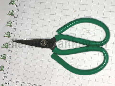 Kéo cắt nhỏ 170mm Berrylion chuôi xanh