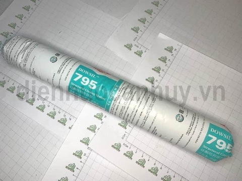 Keo silicone kết cấu Dowsil 795 dung tích 600ml đóng gói dạng túi