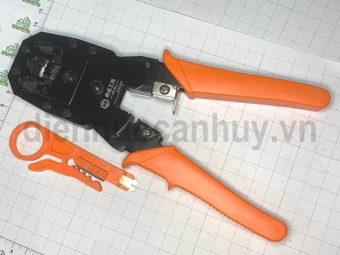 Kìm bấm mạng HC81950 cam 3 chức năng
