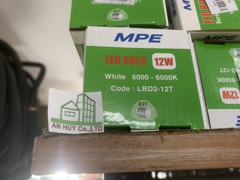 led bulb MPE 12W bóng đèn MPE