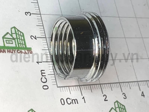 Lơ thu ngắn đồng mạ crome DN20-DN15 ren 34-12inch (25-20mm)