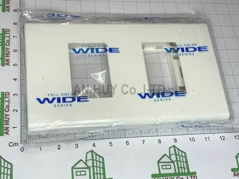 Mặt dùng cho 2 thiết bị Panasonic WEV 68020SW (hộp 10 cái)