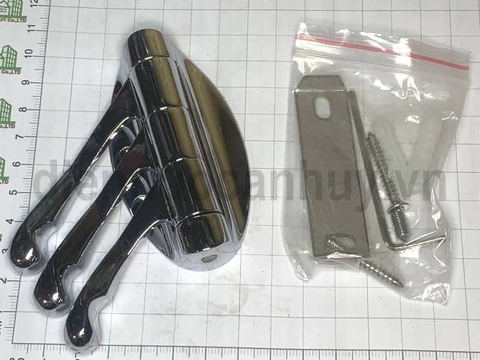 Móc treo quần áo 3 chấu gắn tường inox 304 xịn