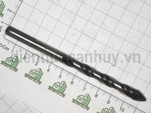 Mũi khoan kính gạch men 2 cạnh Berrylion 042004008 8mm. Dòng chuyên nghiệp khoan êm, thoát phôi nhanh cho thợ thi công
