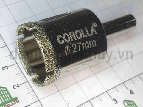 Mũi khoan kính phi 27 Corolla