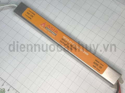 Nguồn led thanh Asia 2A 24W nhỏ