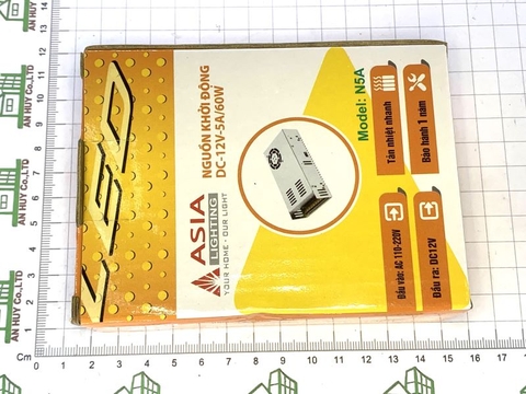 Nguồn tổ ong 12V-5A-60W Asia