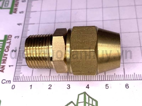 Nối ren ngoài lã ống đồng 12 ren 17 (12-3/8)
