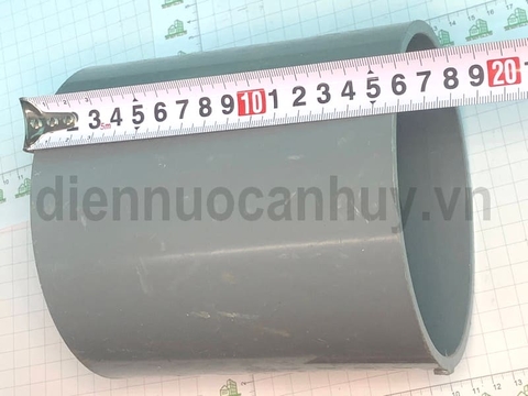 Nối thẳng trơn nhựa PVC Tiền Phong măng sông 140