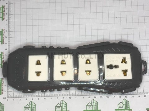 Ổ không dây chịu tải Vinakip 3 đơn 1 đa năng 8000W xám