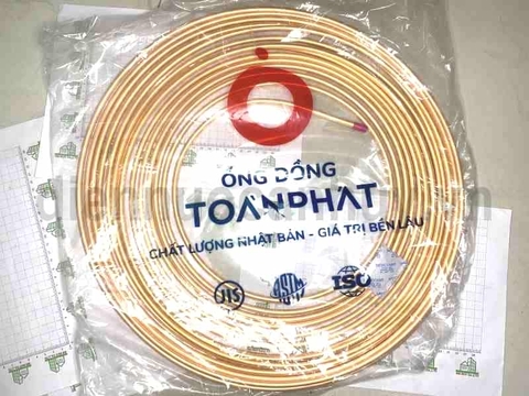 Ống đồng 6.35x0.81 Toàn Phát