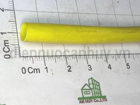 Ống gen co nhiệt cách điện cốt 6mm (4.0-7.7) Vàng