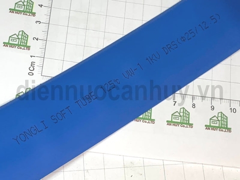 Ống ghen co nhiệt YONJIA phi F25/12.5 mầu xanh dương (dùng với cốt 185, 150, 120, 95, 70)