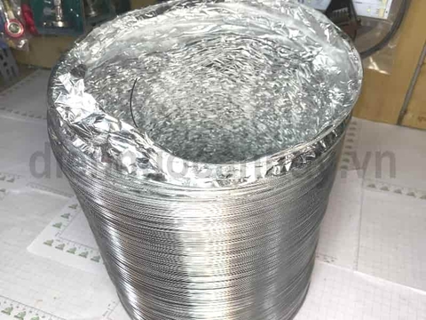 Ống gió mềm không bảo ôn D254 mm dài 8 m
