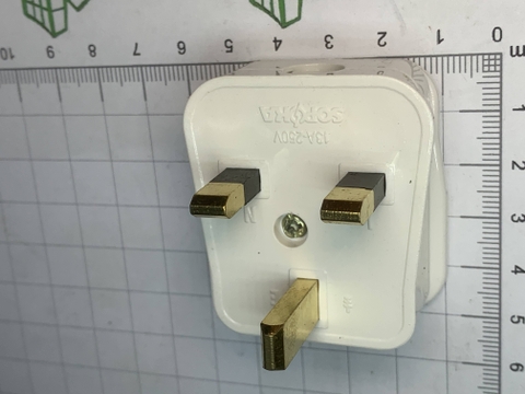 Phích cắm 3 chân châu âu Sopoka