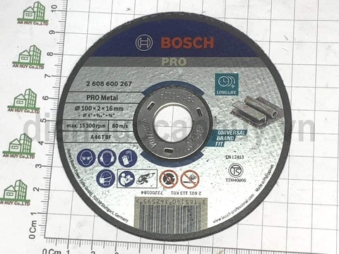 Đá cắt sắt Bosch 100 dầy (100x2x16)