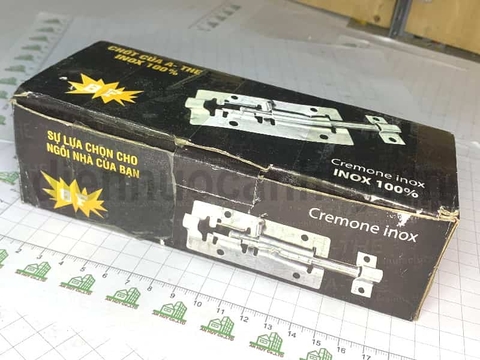 Chốt cửa inox rẻ 3 inch đế 35x75 mm