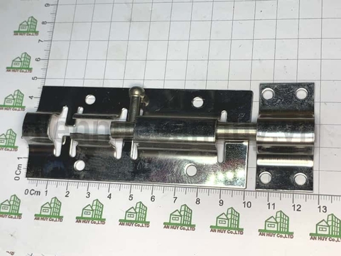 Chốt cửa inox mỏng nhỏ 4 inch đế 35x95 mm