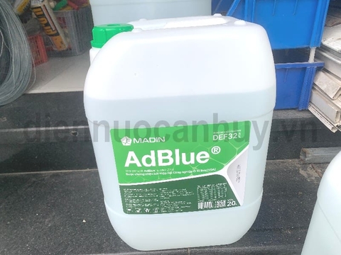 Dung dịch nước trung hòa khí thải euro 6 Adblue dành cho xe động cơ dầu diezen (can 20 lít)