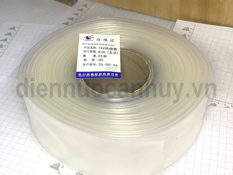 Ống ghen co nhiệt mầu trong suốt F50