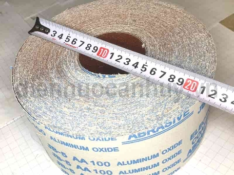 Giấy nhám 100 chà tường vải trắng mềm (JB-5 AA 100)