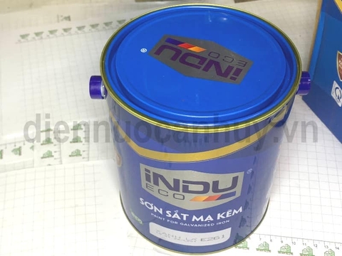 indu 2.5 lít E261 xanh lá cây non (sơn sắt mạ kẽm)
