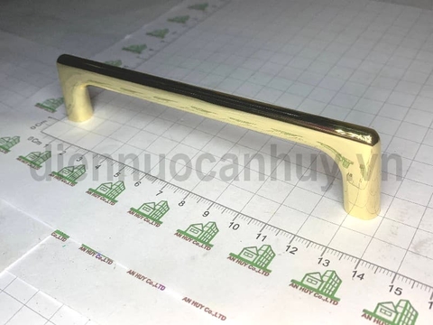Tay nắm hợp kim, màu vàng - 128mm