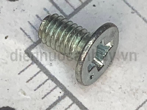 Bulong 3x6 chìm sắt mạ đầu côn bake