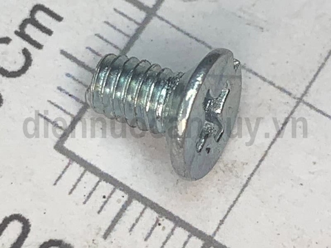 Bulong 4x8 chìm sắt mạ đầu côn bake