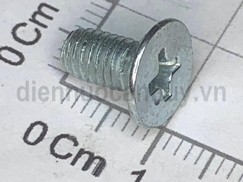 Bulong 5x10 chìm sắt mạ đầu côn bake