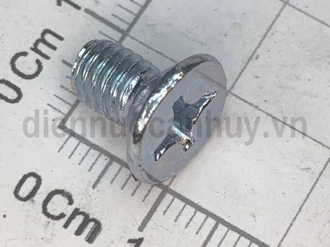 Bulong 6x10 chìm sắt mạ đầu côn bake