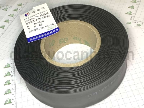 Ghen co nhiệt F35 màu đen (25m/cuộn)