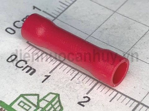 Cốt ống nối thẳng bọc nhựa 2.5 đỏ (1000 cái/túi)