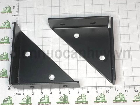 Pat (Bas) góc, sơn đen mờ 2x24x70x70mm
