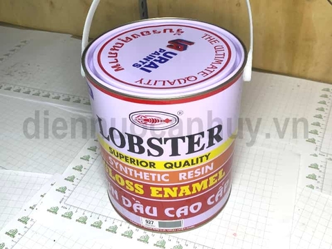 Sơn dầu Lobster thái mầu Xám đậm Dawn Gray 927 lọ 3 lít (10m2/lọ)