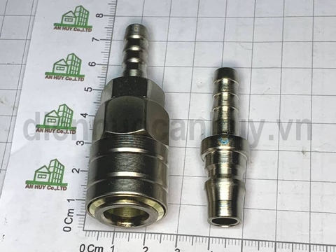 Bộ đầu nối nhanh khí nén OEM  Z- SH20 + PH20 Thép mạ Tự động khóa một tay