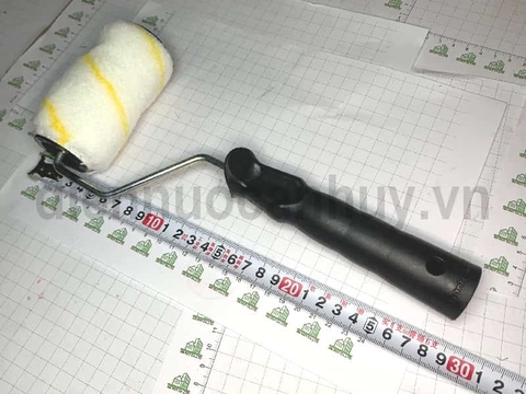 Lăn sơn thanh bình trắng to ngắn 10cm D60