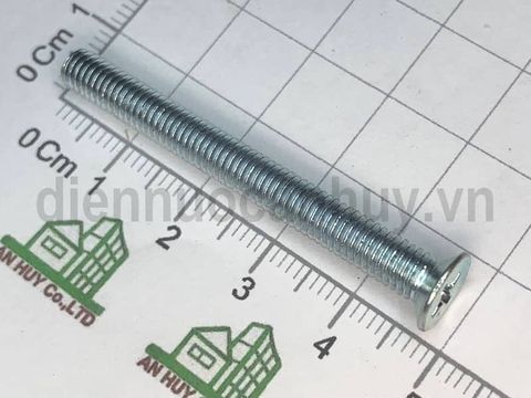 BL đầu côn 5x50 Bulong đầu bằng bake 4 cạnh