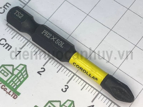 Mũi vít 1 đầu PH2 Corolla 50mm