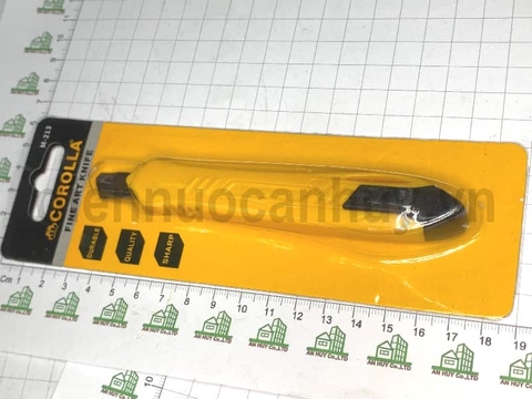 CON DAO RỌC GIẤY kiểu nhật  9MM (LOẠI 3 LƯỠI NHỎ) corolla