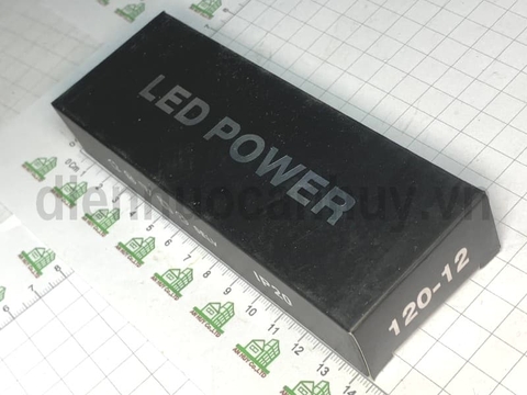 Nguồn led dây hộp vỏ đen 120-12 12v 10A (120w)