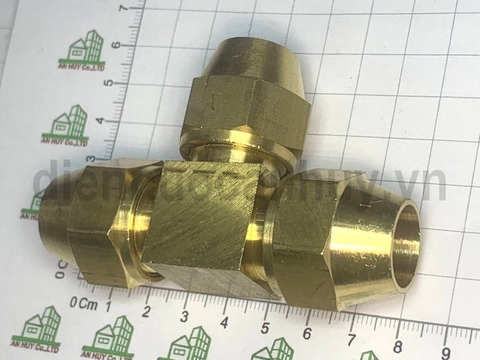Tê chia 3 đầu lã ống đồng 16mm