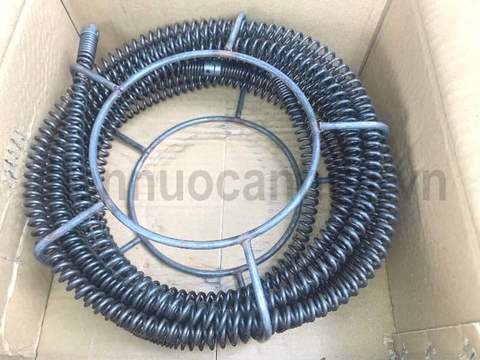 Bộ dây lò xo phi 16 dùng cho máy thông tắc cống dài 10m Lucian