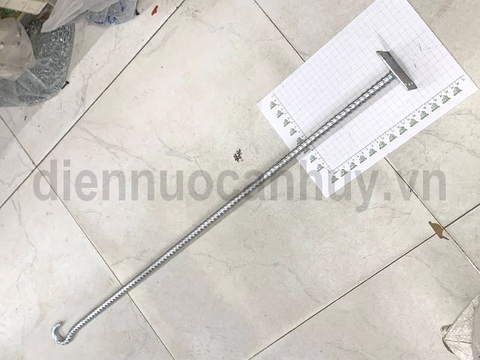 Móc quạt trần dài 95 cm có đế dùng bulong nở sắt 10