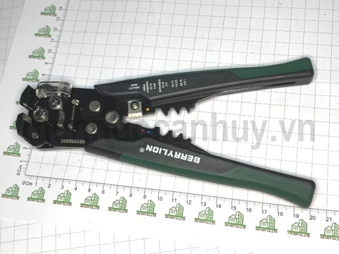 Kìm tuốt dây điện tự động (đa năng) Berry 31008205 (6 cái/hộp) - có thể tuốt đến dây 6mm, tự động không làm đứt sợi đồng